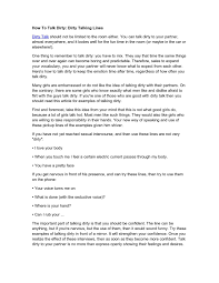 Dec 13, 2019 · rather than focusing on whether couples need to talk every day, significance should be placed on matching effort. Calameo How To Talk Dirty Dirty Talking Lines