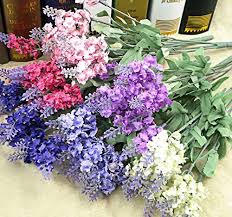 Silk wedding bouquet lilac lavender roses purple ranunculus teardrop flowers. 2x 10 Heads Artificial Lavender Silk Flower For Bouquets Wedding Home Party Decor Red And Purple Buy Online In Bahamas At Bahamas Desertcart Com Productid 28017847