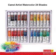 Camel fluorescent poster colours give brighter artworks and superior visual impact. Camel Acrylic Color 24 Shades Packaging Type Box Rs 100 Packet Id 22484577588