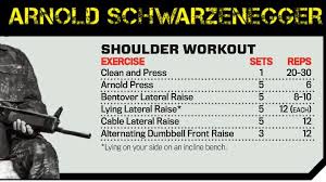 Shoulder Workout By Arnold Schwarzenegger The Expendables