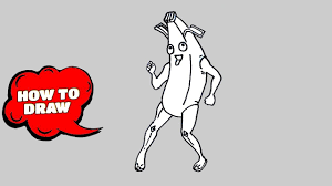 How To Draw Agent Peely Fortnite Characters Drawing Tutorial Easy Easy Drawings Online Art Tutorials