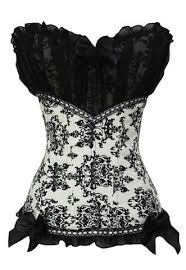 Black And White Corset Dress Pin On Corsets