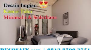 Walaupun menggunakan ruangan yang mini , anda tentunya mampu memaksimalkan fungsi ruangan tersebut. Desain Kamar Tidur Minimalis Sederhana Decorasi Interior