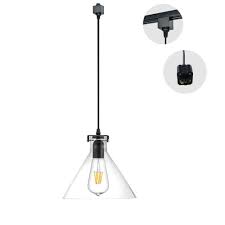 Amazon Com Kiven H Type 3 Wire Metal Pail Track Light Pendants Length 4 9 Ft Restaurant Chandelier Deco Pendant Fixture Industrial Pendant Lamps Pendant Lamp