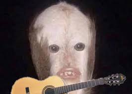 Que hermoso te vez con tu guitarra hijo Yo: