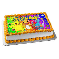 Maybe you would like to learn more about one of these? Pokemon Pikachu Charmander Marshtomp Stars Flowers Edible Cake Topper Image Abpid00280v1 Walmart Com Walmart Com