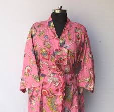 Cotton Kimono Women Wear Body Crossover Bridesmaid Dressing Gown Floral Print Cotton Bathrobe Indian Robes Dressing Gown Delivery Robe Cotton Kimono Gowns Dresses Bridesmaid Dressing Gowns