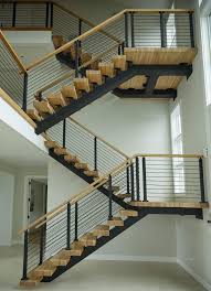 Metal stairs that save time, money and eliminate custom fabrication. China Apartment Build Metal Commercial Wood Stairs With Steel Railing Design China Steel Wood Stairs Wood Stairs