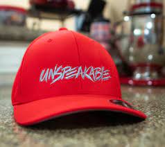 Red Hat With Silver Font Unspeakable Merch Red Hats Hats
