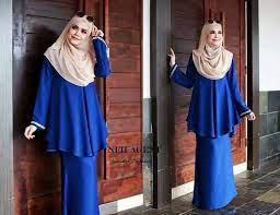 30 ide baju tunang warna baby blue jm jewelry and accessories. Baju Kurung Moden Issandra Royal Blue Saeeda Collections