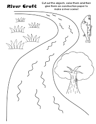 Free printable river coloring pages. River Nature Printable Coloring Pages