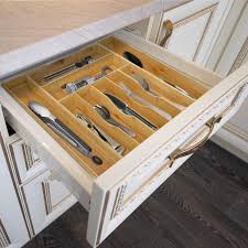 best bamboo kitchen drawer organizer
