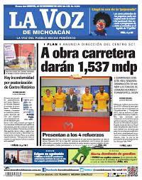 Buenosdias Lo Que Encuentras Este Martes En La Portada De Lavozdemichoacan Portadas La Voz Periodismo