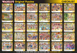 The image shown on the box sees santa's grotto with children lining up to finally . Wasgij Puzzle Check List By Koninklijke Jumbo Part Of Jumbodiset Group Issuu