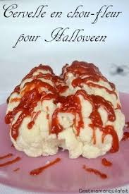 Chou Fleur Taille En Cervelle Pour Halloween Recette Buffet Sale Cervelas Recette Haloween Recette Buffet
