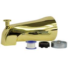 Seal around bathtub spout pipe, how to install the red disc seal (reddiscseal.com). Durable Heavy Duty Metal Bathtub Faucet With Shower Diverter Sento Slip On Universal Bathroom Tub Spout With Diverter Matte Black 4 Inches 1 2 Copper Pipe Kitchen Bath Fixtures Bathroom Fixtures Svanimal Com