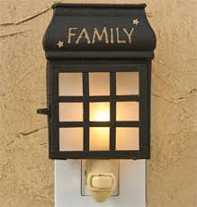 Family Lantern Night Light Country Primitive Lighting Rustic Homes Nana S Farmhouse