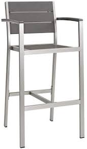 We did not find results for: Patio Lawn Garden Modway Shore Aluminum Outdoor Patio Bar Stool In Silver Gray Chairs