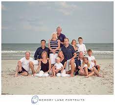 Tell everyone in the family to pick out something blue to wear in the pictures. Creating Memories Family Beach Portraits Family Beach Pictures Beach Family Photos