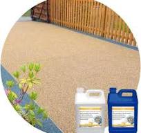 Kit de resina epóxi para pathways, sistema adesivo de pedras e pebble  revestimento