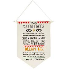 Despite their superpowers and the colossal obstacles that they face, many of their messages in. Chillake Inspirational Superhero Rules Quote Banner Flag Wall Hanging Decor Gift For Kids Boy Girl Nursery Room Front Buy Online In Maldives At Maldives Desertcart Com Productid 153455690