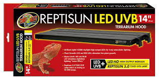 T5 Reptisun Led Uvb Terrarium Hood Zoo Med Laboratories Inc