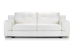 Buy sofas online from amazing sofa designs at hof india. Leather 3 Seater Sofa White H O F Decor