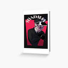 shadman illustration Greeting Card for Sale by MYstoreDARK99 | Redbubble