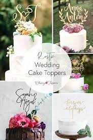 Rustic Wedding Cake Toppers Diy Wedding Cake Topper Wedding Cake Topper Diy Wedding Cake Toppers