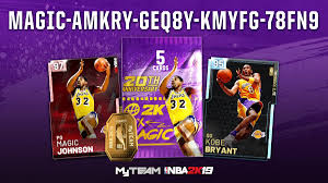 Most of these below you will find an updated list of all working codes for nba 2k21 locker. Nba 2k19 Locker Codes Magic Johnson 20th Anniv Pack Chance At Pink Diamond Magic Johnson Diamond Kobe More Nba 2kw Nba 2k22 News Nba 2k21 Locker Codes