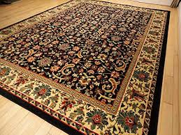 Welcome guests into your home with an effortlessly glamorous black rug. Black Traditional Rug Large 8x11 Area Rugs Black Persian 8x10 Rug Dining Room Carpet 8x10 Living Room Rugs Traditional Black Rugs 8 X 11 Large 8 X11 Rug Buy Online In Antigua And