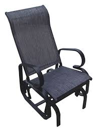 Chaise Bercante Monaco Simple Chaise Bercante Simple Monaco Roulement A Bille Structure En Aluminium Brun Et Textil Outdoor Chairs Outdoor Furniture Chaise