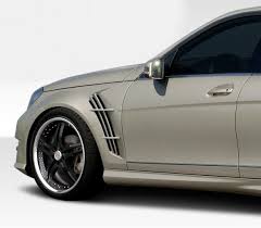Duraflex 08 14 Mercedes C Class W204 W 1 Fenders Kit C Class Mercedes C Class Mercedes