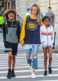Heidi klum hit the streets of nyc on sunday, june 12 with her and seal's four kids: Heidi Klum Johan Samuel Lou Samuel Heidi Klum Photos Heidi Klum Runs Errands In Los Angeles Zimbio