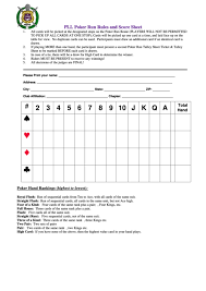 There are a good number of sites which offer these templates for free. Pll Poker Run Rules And Score Sheet Template Printable Pdf Download