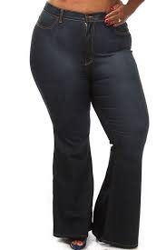 Plus Size High Waist Bell Bottom Jeans Bell Bottom Jeans Plus Size Plus Size Jeans