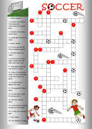 If you are looking for a quick, free, easy online crossword, you've come to the right place! Soccer Crossword English Esl Worksheets For Distance Learning And Physical Classrooms