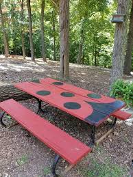 Ladybug Picnic Table Picnic Table Ladybug Picnic Painted Picnic Tables