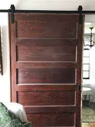 Contemporary wooden sliding closet doors. Master Bedroom Closet Door Makeover With Milk Paint Deb And Danelle