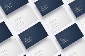 Free envelope and business cards mockups. Floating Grid Visit Cards Mockup By Carlosviloria Com