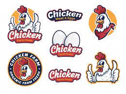 Fried Chicken Restaurant Logo Template Desain Logo Ayam Goreng Kreatif