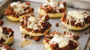 Open Faced Pizza Burgers Are The Nostalgic Comfort We Need Recipe Stuffed Peppers Pizza Burgers Favorite Recipes