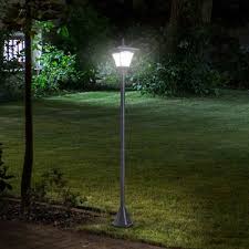 Single Solar Lamp Post Outdoor Column Path Light Patio Garden Victorian Decor G Column Decor Garden Lamp Solar Lamp Post Solar Lights Garden Solar Lamp