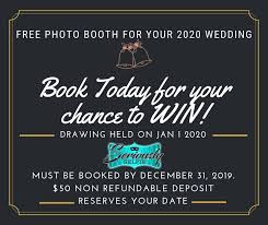 2020 Wedding Giveaway Photo Booth Rental Dj Photos Photo Booth