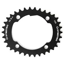The osymetric chainrings are very basic when you look at them. O Symetric Mtb Single Chainring 4 Arm 104mm 34t Bike24