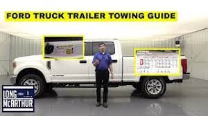 For ram 2500 and 3500. How To Spec Out Your Ford Truck For Towing And Payload Using The Trailer Towing Guide Youtube