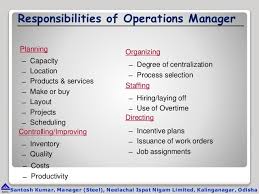 operations manager duty - April.onthemarch.co