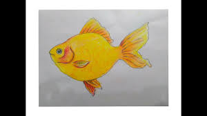 How To Draw A Gold Fish With Oil Pastel Easy Drawing Tutorial Youtube This is a scenery drawing of beautiful sunset which is narrated in hindi. how to draw a gold fish with oil pastel easy drawing tutorial