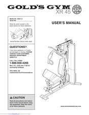 Golds Gym Xr45 User Manual Pdf Download