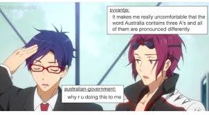 Welp I Didn T Know That About Australia I M Stupid Free Anime Free Iwatobi Swim Club Anime Funny